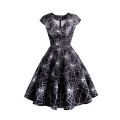 Halloween Spider Women&#39;s Euro &amp; American Retro Vintage -Kleid